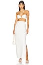 view 5 of 6 Coquille De Mer Long Skirt in Off White