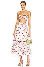 view 4 of 4 Cherry Bomb Midi Skirt in Off White