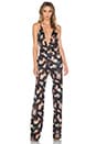 view 1 of 3 Unicorn Print Jumpsuit in Black