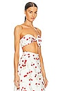 view 2 of 4 Cherry Bomb Strapless Top in Off White