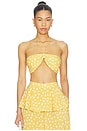 view 1 of 4 x REVOLVE Bandeau Top in Cashew Yellow