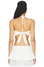 view 3 of 4 Solid Bandeau Top in Off White
