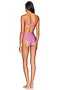 view 3 of 3 Moves High Leg Bandeau Bikini Set in Lilac