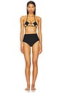 view 1 of 3 Solid Inamorata High-Waisted Nipple Bikini in Black