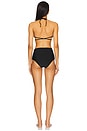 view 3 of 3 Solid Inamorata High-Waisted Nipple Bikini in Black