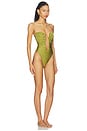 view 2 of 3 MAILLOT DE BAIN 1 PIÈCE PLUNGE ONE PIECE in Pistachio