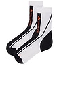 view 2 of 2 Crew Socks in White