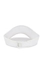 view 3 of 3 Visor in White & Black