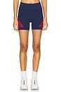 view 1 of 6 Truepace Running Biker Short in Team Navy Blue