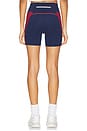 view 4 of 6 Truepace Running Biker Short in Team Navy Blue