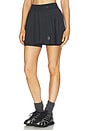 view 3 of 6 True Purpose Training Pleated Skort in Black