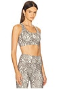 view 2 of 5 True Purpose Power Impact Training Bra in Almond Milk & Charcoal