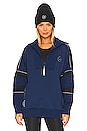 view 1 of 5 Knit Mix Pullover in Mystery Blue