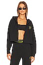 view 2 of 6 Sportswear Cropped Hoodie in Black