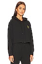 view 4 of 6 Sportswear Cropped Hoodie in Black