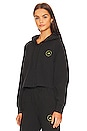 view 5 of 6 Sportswear Cropped Hoodie in Black