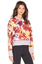 view 2 of 3 Run Blossom Sweatshirt in Power Red & Radiant Orange