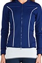 view 6 of 6 Run Perf Midlay Jacket in Night Blue