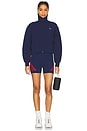 view 4 of 4 Knitted Track Top in Team Navy Blue
