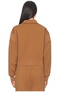view 4 of 5 Knitted Track Top in Wild Brown