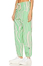 view 3 of 5 True Casuals Sweatpant in Screaming Green & Blush Pink