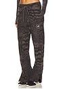 view 1 of 6 Loose Printed Sweatpant in Black & Charcoal