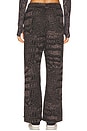 view 4 of 6 Loose Printed Sweatpant in Black & Charcoal