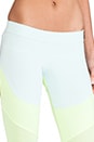 view 5 of 8 Run 3-4 Tight Legging in Fresh Aqua & Ultra Glow