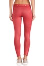 view 3 of 5 Perforated Running Tights in Deep Red
