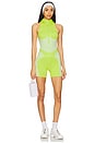 view 1 of 4 Hooded Onesie in Bahia Glow & Halo
