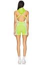 view 3 of 4 Hooded Onesie in Bahia Glow & Halo