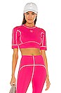 view 2 of 4 ASMC Crop Top in Pink
