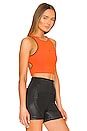 view 2 of 4 Crop Top in Signal Orange