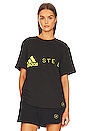 view 1 of 5 Sportswear Logo T-Shirt in Black & Shock Yellow