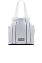 view 1 of 4 Tennis Bag in White, Mid Grey & Gunmetal