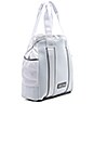 view 3 of 4 Tennis Bag in White, Mid Grey & Gunmetal