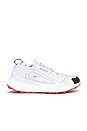 view 1 of 6 Outdoorboost 2.0 Sneaker in White, Semi Impact Orange & Core Black