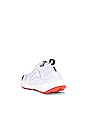 view 3 of 6 Outdoorboost 2.0 Sneaker in White, Semi Impact Orange & Core Black