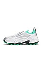 view 5 of 6 Codechaos Boa Sneaker in Core White & Bright Green