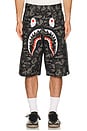 view 1 of 6 x Bape Shark Denim Jorts in Black