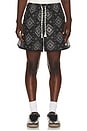 view 1 of 6 x Clot By Edison Chen Ikat Sprinter Short in Black