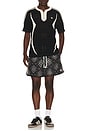 view 4 of 6 x Clot By Edison Chen Ikat Sprinter Short in Black