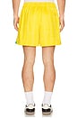 view 2 of 5 x Brain Dead x Disney Football Short in Bold Gold