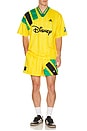 view 3 of 5 x Brain Dead x Disney Football Short in Bold Gold