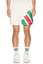 view 1 of 5 x Brain Dead x Disney Football Short in Chalk White