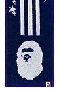 view 4 of 4 x Bape Football Scarf Inspired Towel in Blue