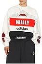 view 1 of 7 x Willy Chavarria NY Ball Sweatshirt in Off White