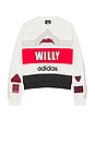 view 6 of 7 x Willy Chavarria NY Ball Sweatshirt in Off White