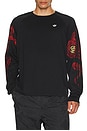 view 5 of 6 x Clot Raglan Pullover in Black