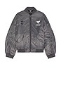 view 4 of 5 x Willy Chavarria Bomber Jacket in Black